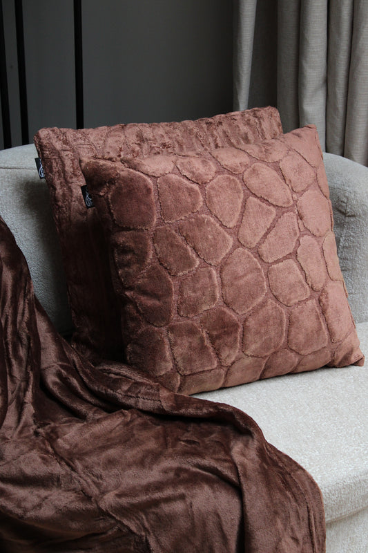 SIERKUSSEN ELINA | ROCKY BROWN | 45X45CM