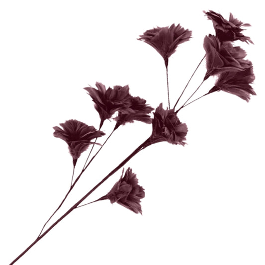 KUNSTTAK FEATHER | BORDEAUX | 110CM