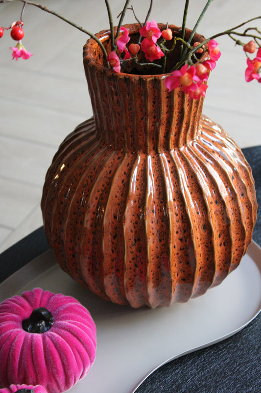 VAAS ZIRJA | ORANJE | LIGHT & LIVING