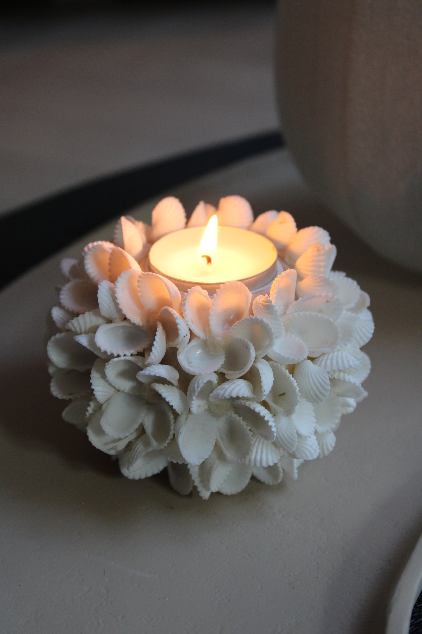 WAXINELICHTHOUDER | FLOWER | SCHELP