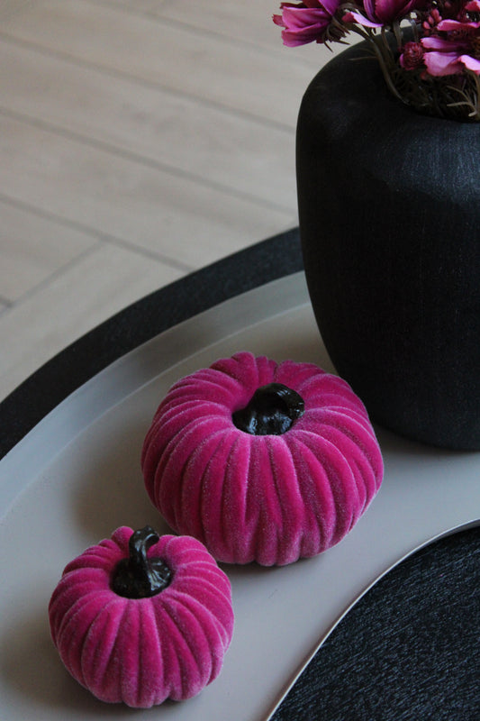 STENEN POMPOEN | FUCHSIA | SET VAN 2