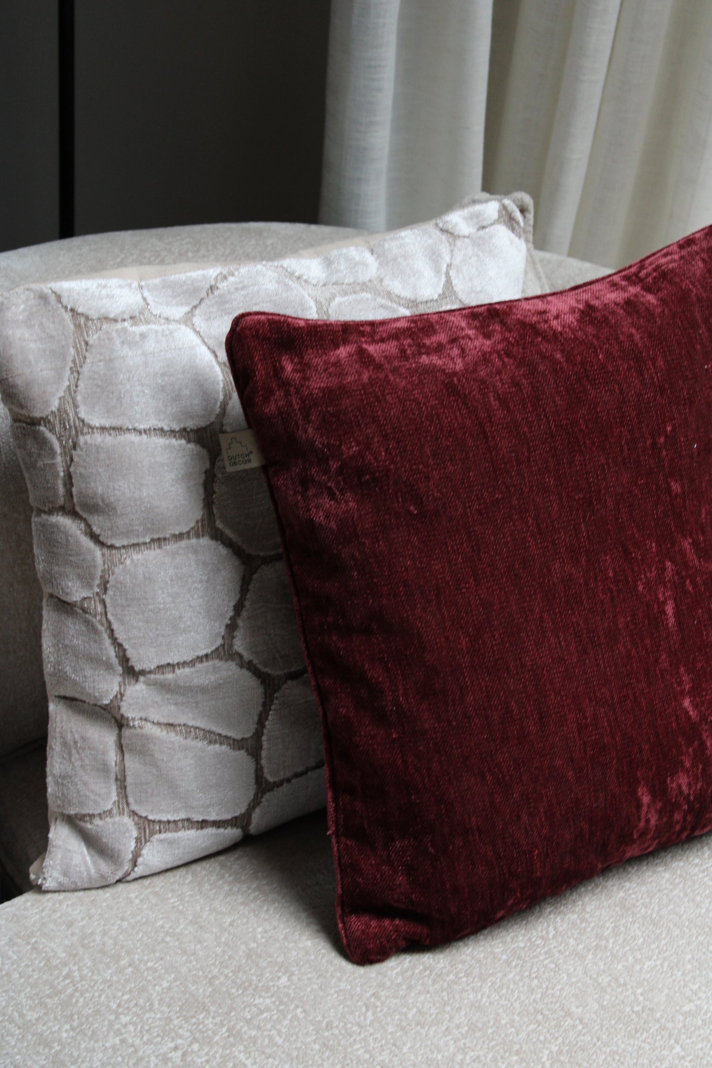 KUSSEN | BURGUNDY | VERSCHILLENDE FORMATEN