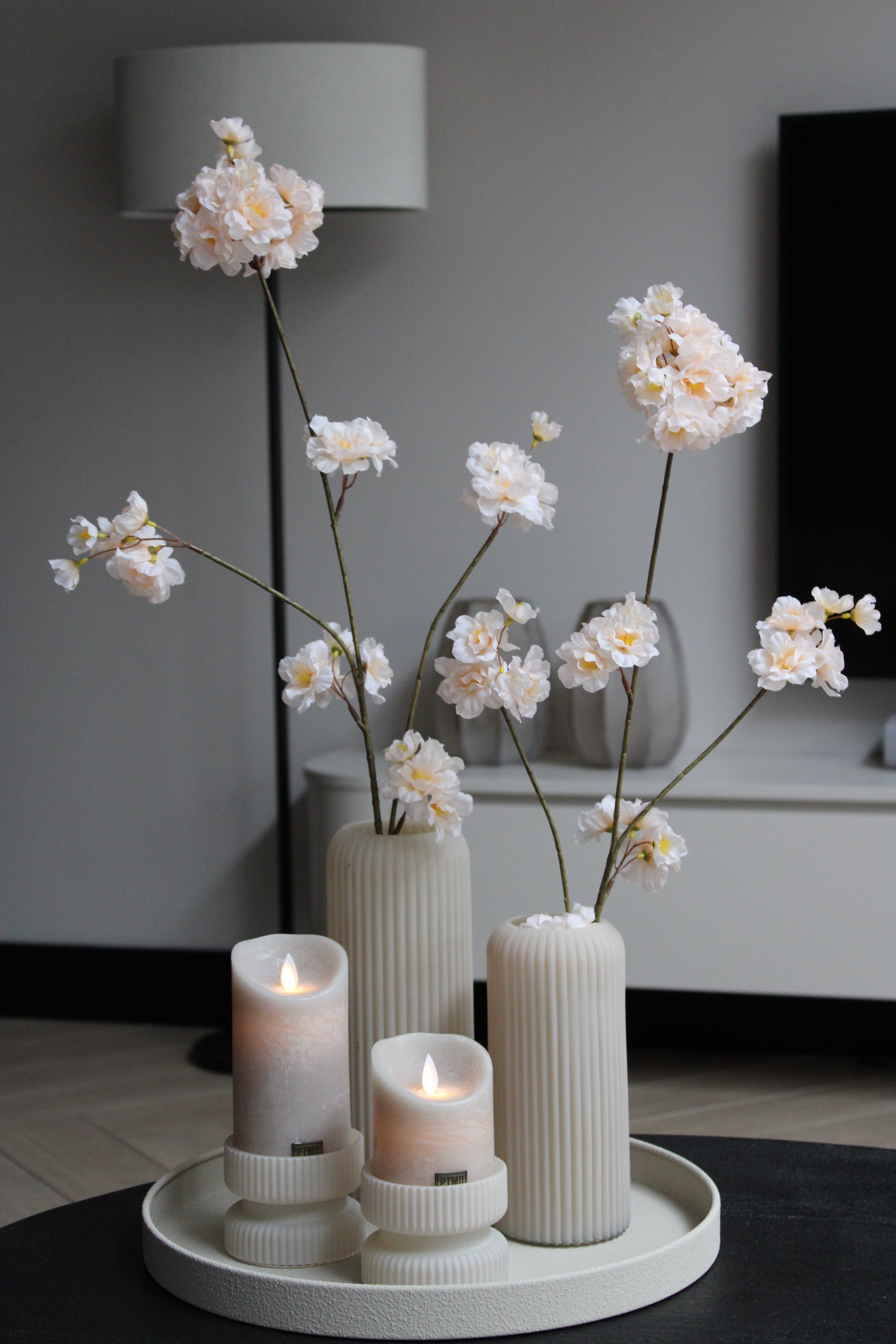 COMPLEET DIENBLAD | BEIGE | ROND