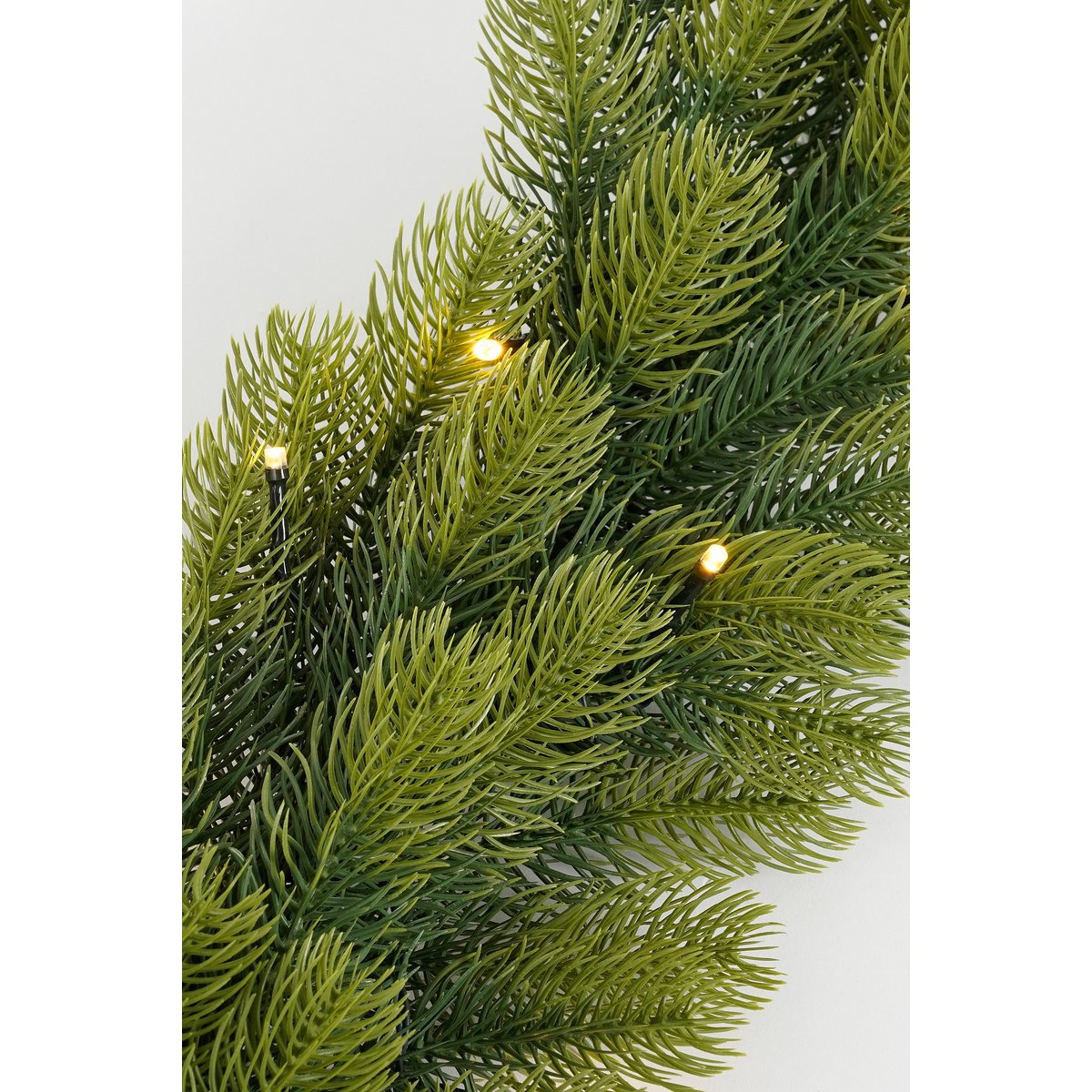 Nagoya Guirlande met LED Verlichting - L180 x Ø20 cm - Groen