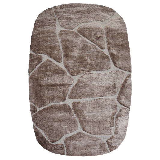 Vloerkleed Macy Bruin – Rounded Corners 200 x 290 cm