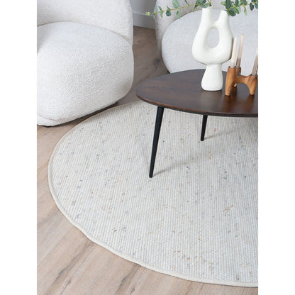 Vloerkleed Scott Beige Rond ø200 cm