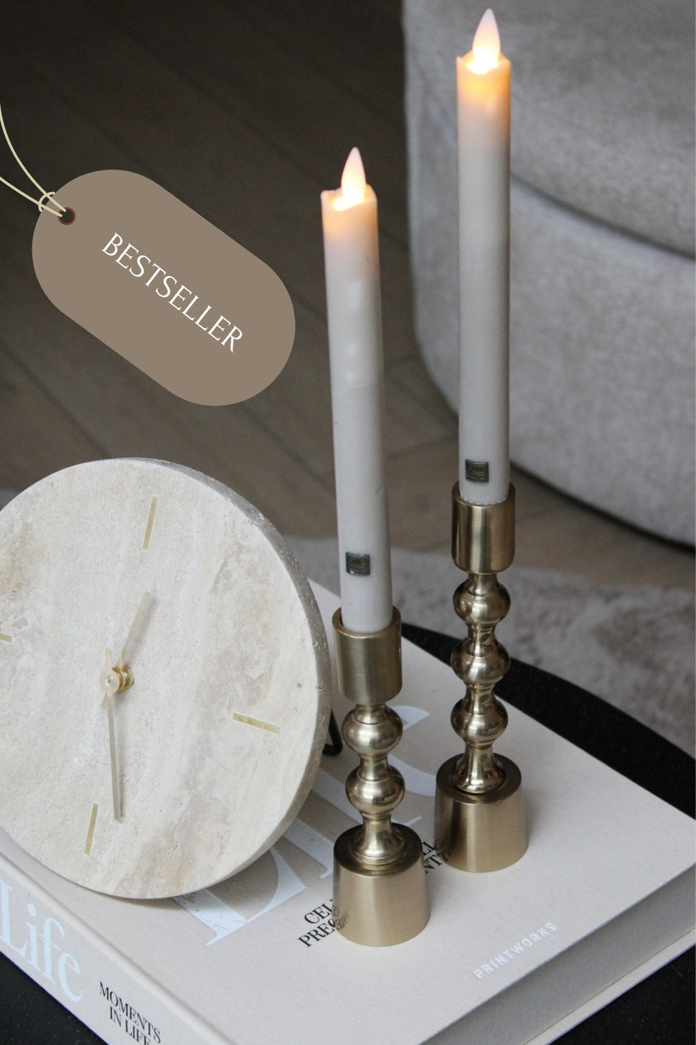 KANDELAAR | GOUD | LIGHT & LIVING