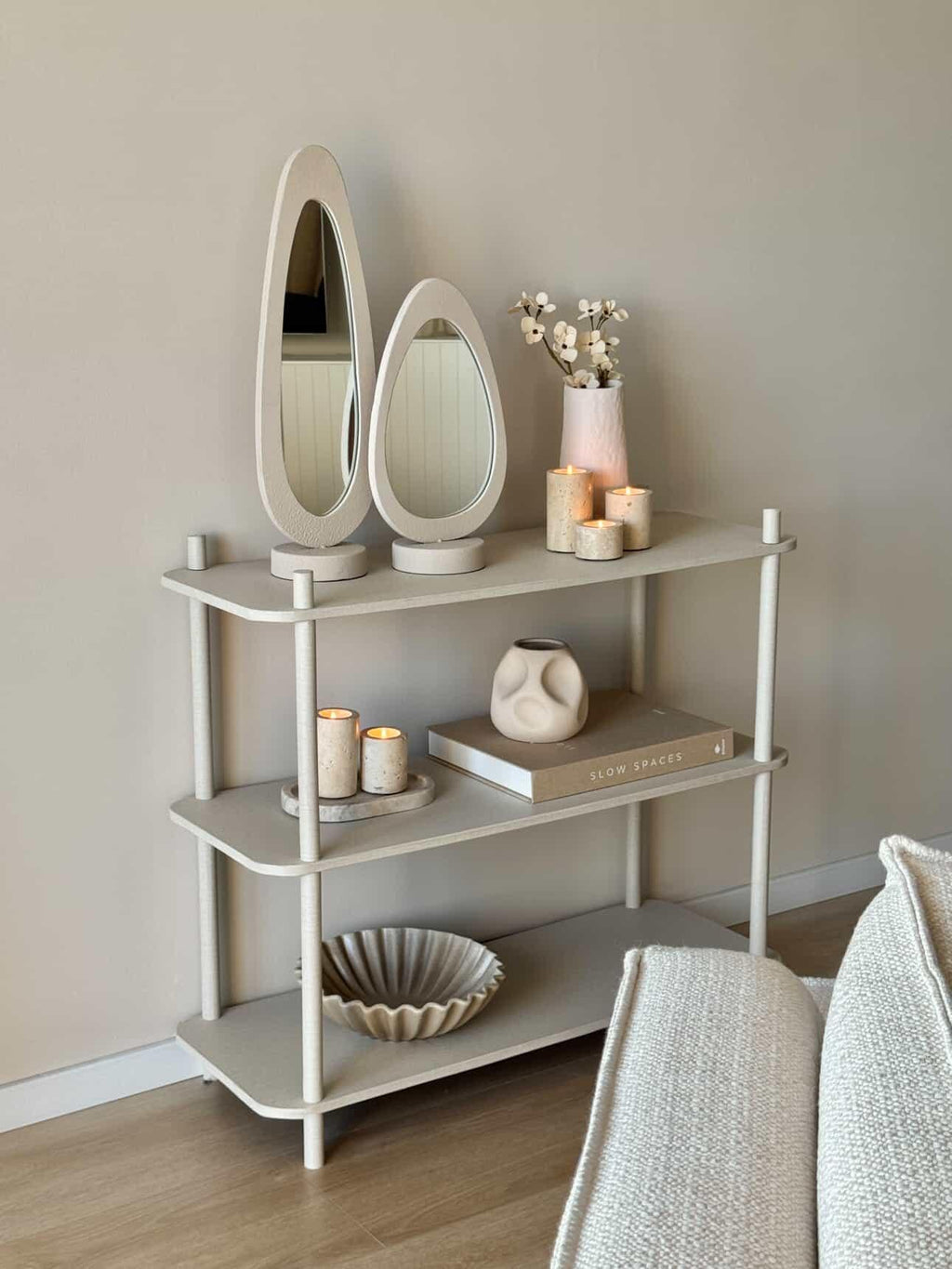 ORGANISCHE SPIEGEL | BEIGE | 2 FORMATEN