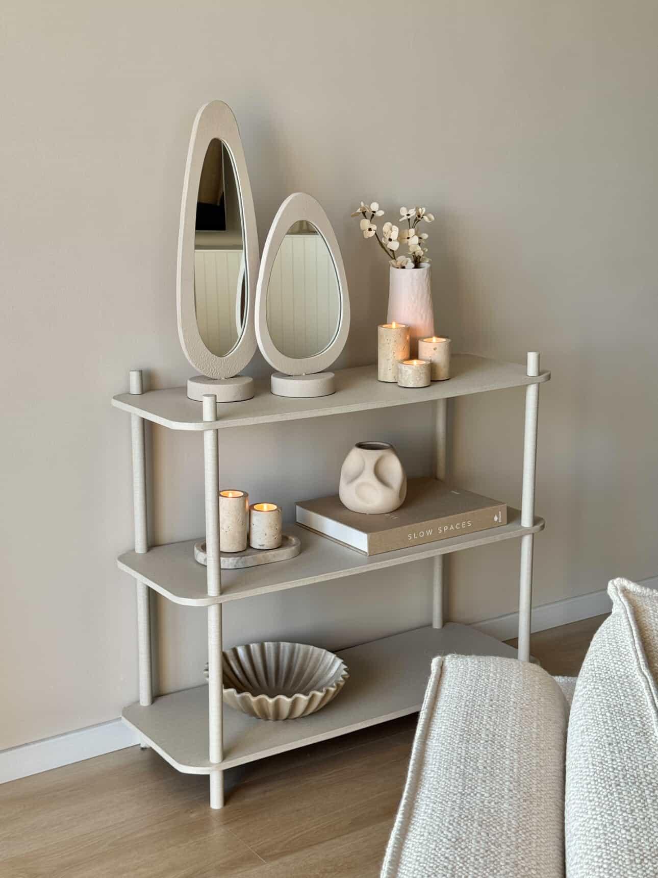 ORGANISCHE SPIEGEL | BEIGE | 2 FORMATEN