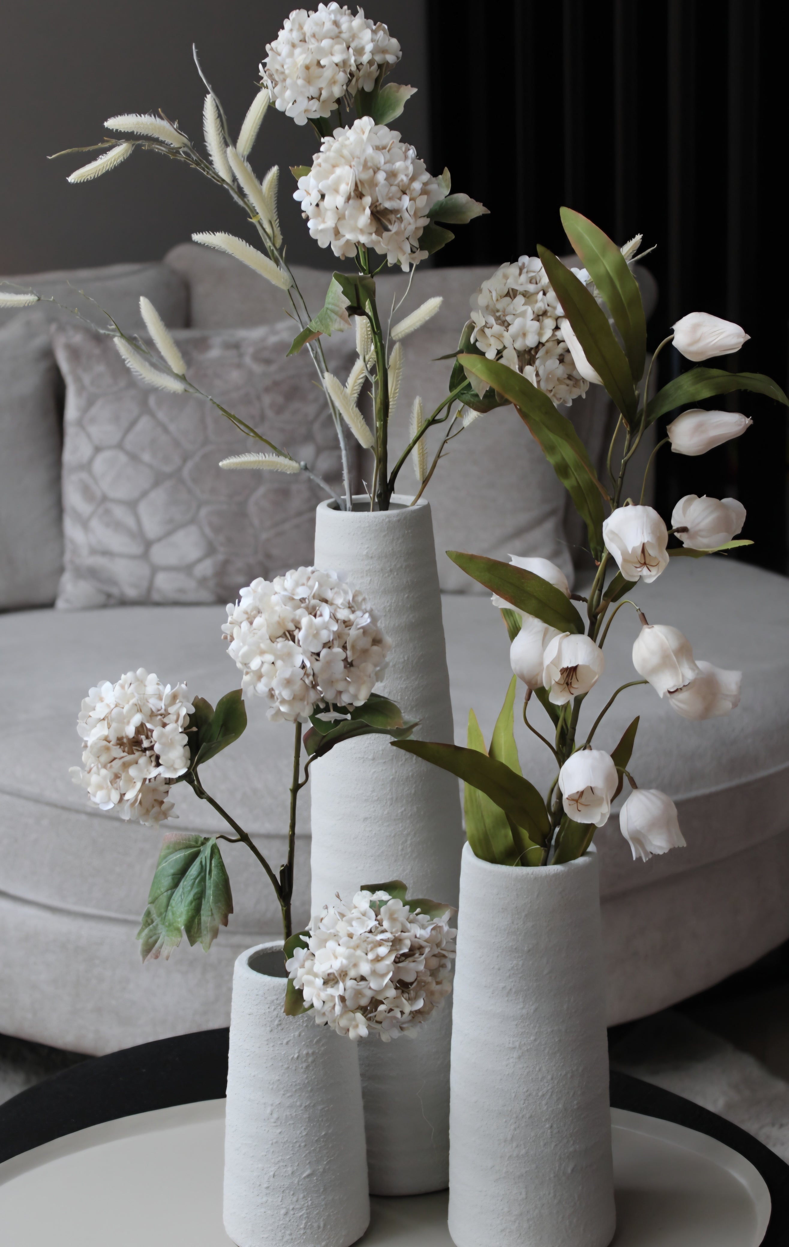 ZIJDEBLOEMEN SET | BEIGE