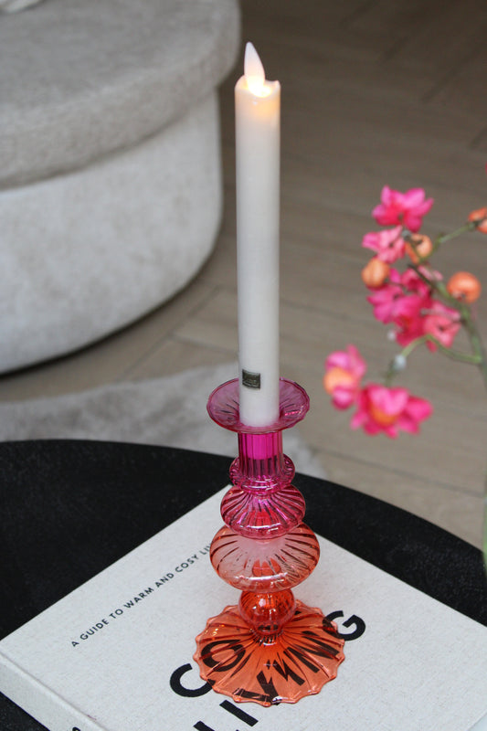 KANDELAAR AVIANCE |  FUCHSIA \ORANJE