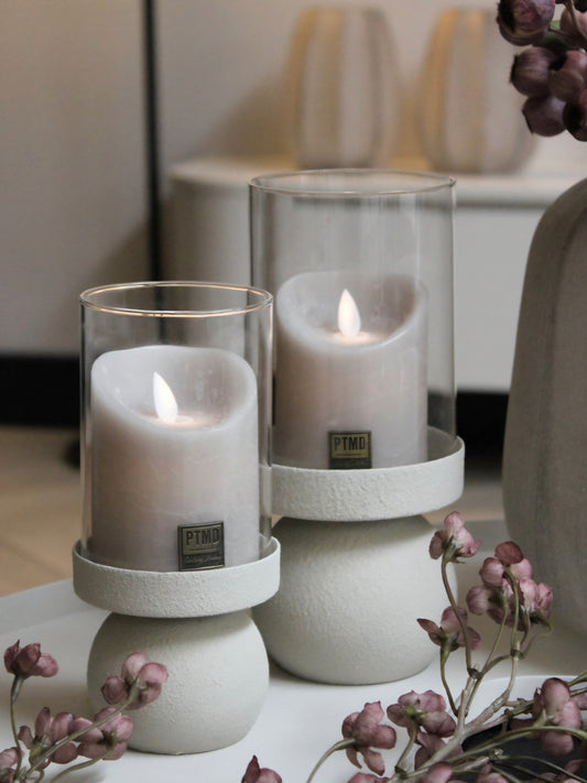 WINDLICHT BEIGE | SET VAN 2