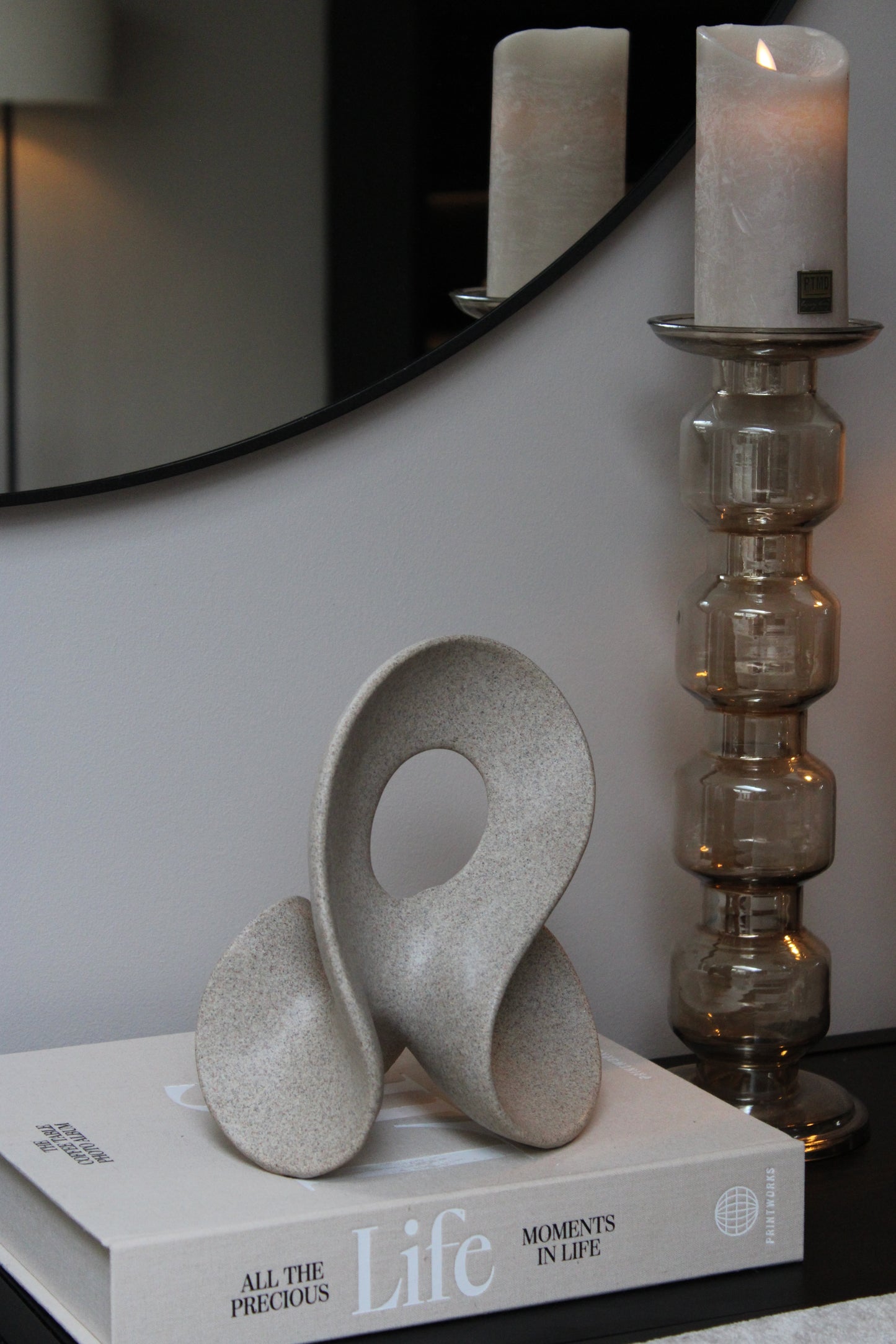 ORNAMENT ZAINO | LIGHT & LIVING | TAUPE
