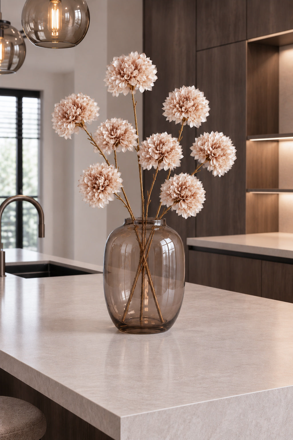 ZIJDEBOEKET | RODODENDRON | BEIGE