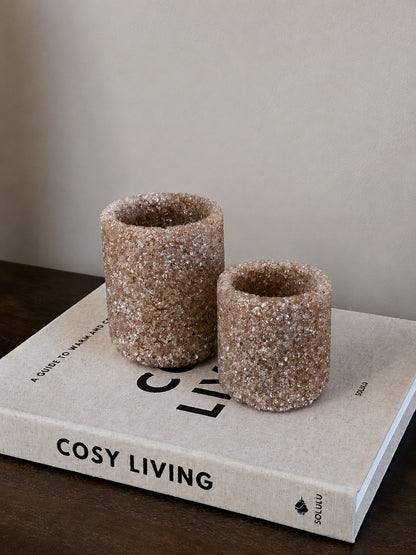 THEELICHT TAUPE | SET VAN 2 | SPARKLY