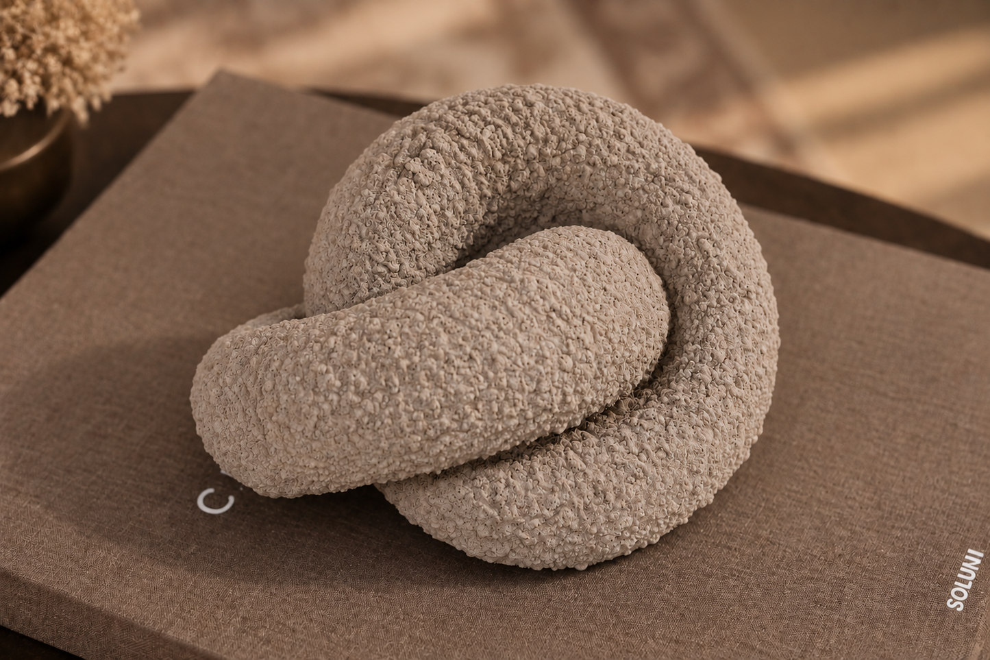 KNOT ORNAMENT | TAUPE