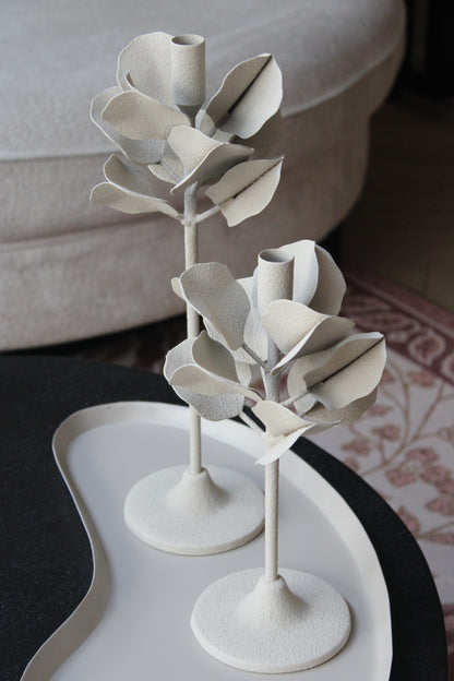 KANDELAAR | BLOEM | BEIGE | 2 FORMATEN