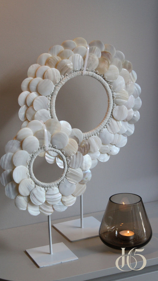 SCHELPEN ORNAMENT | PEARL | 2 FORMATEN