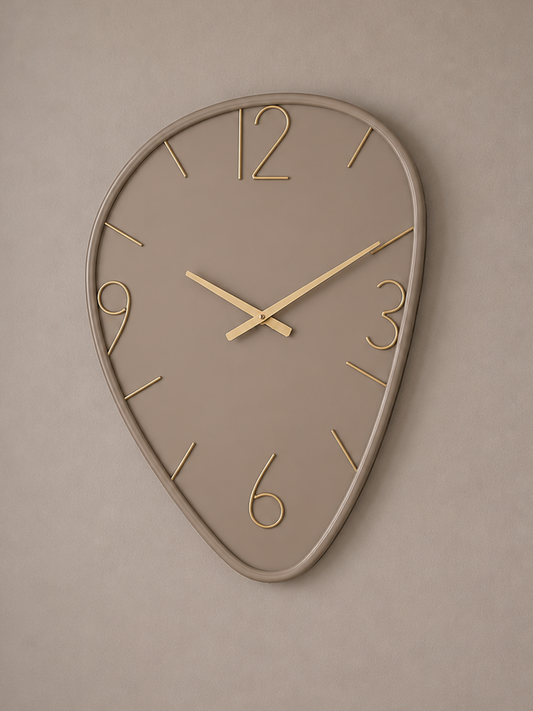 ORGANISCHE KLOK | BEIGE | 56X78X4CM | PRE ORDER