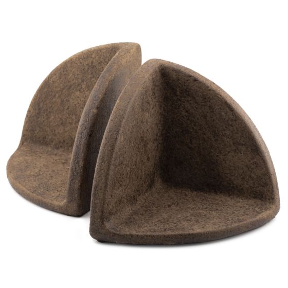 BOEKENSTANDAARD | SET VAN 2 | WALNUT