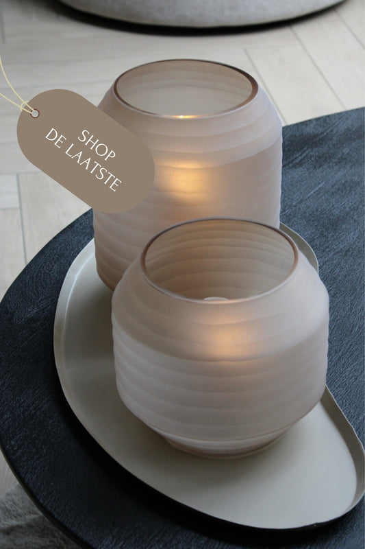 VAAS MAYRA | BEIGE | GLAS