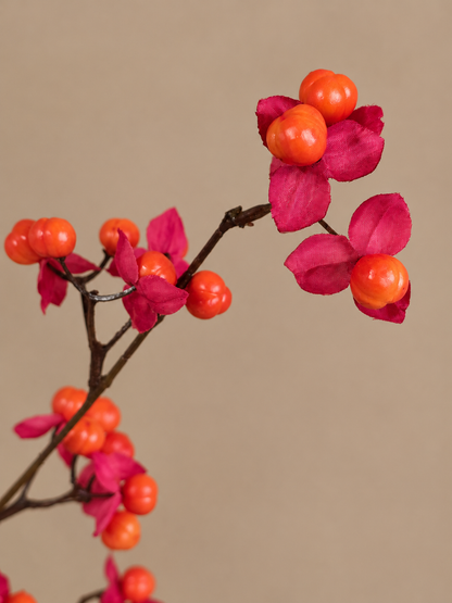 BESSENTAK | FUCHSIA / ORANJE