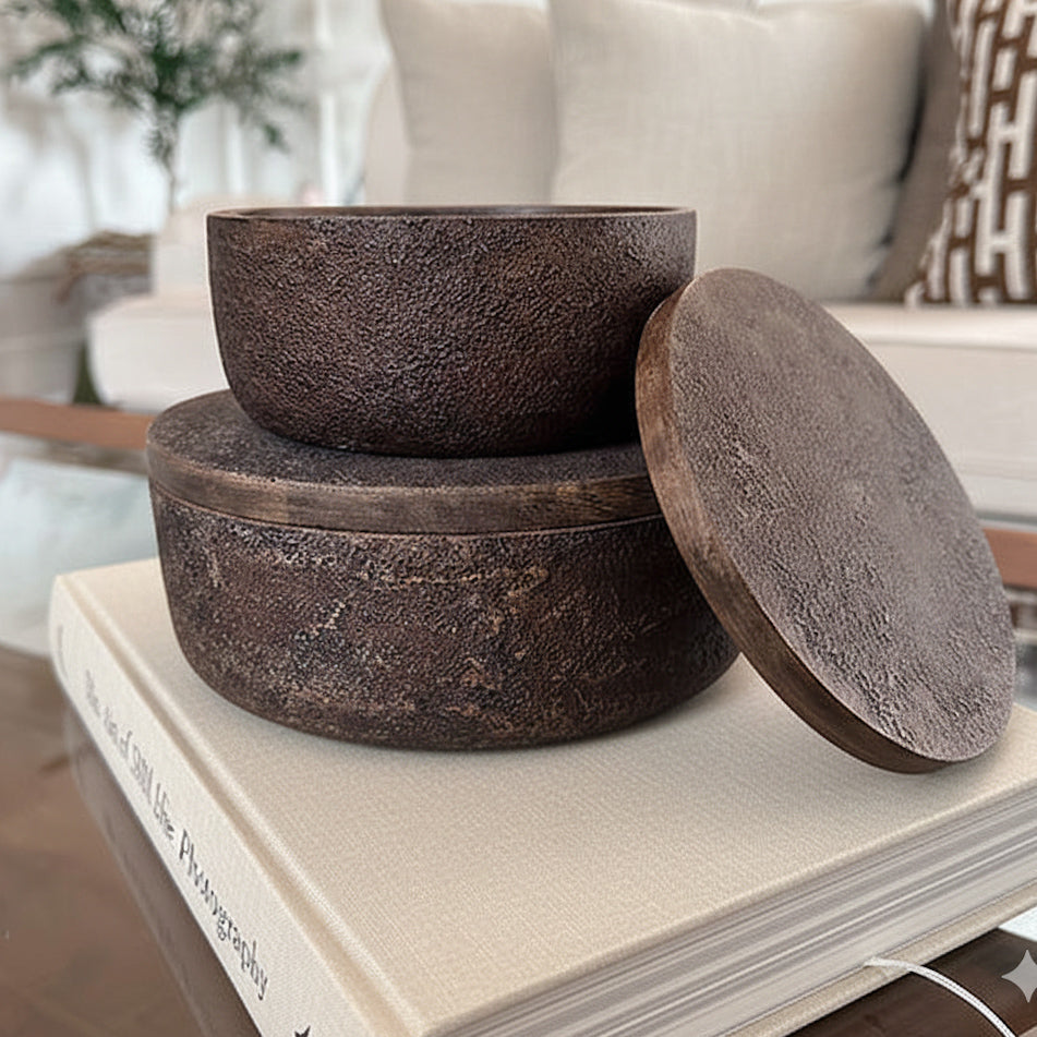 OPBERGBOX WALNUT | METETI | LIGHT & LIVING