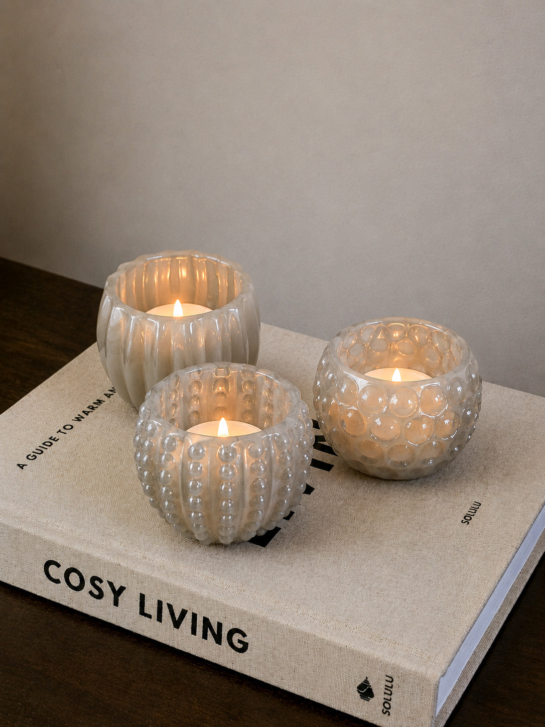TEALIGHT | SAND | SET VAN 3