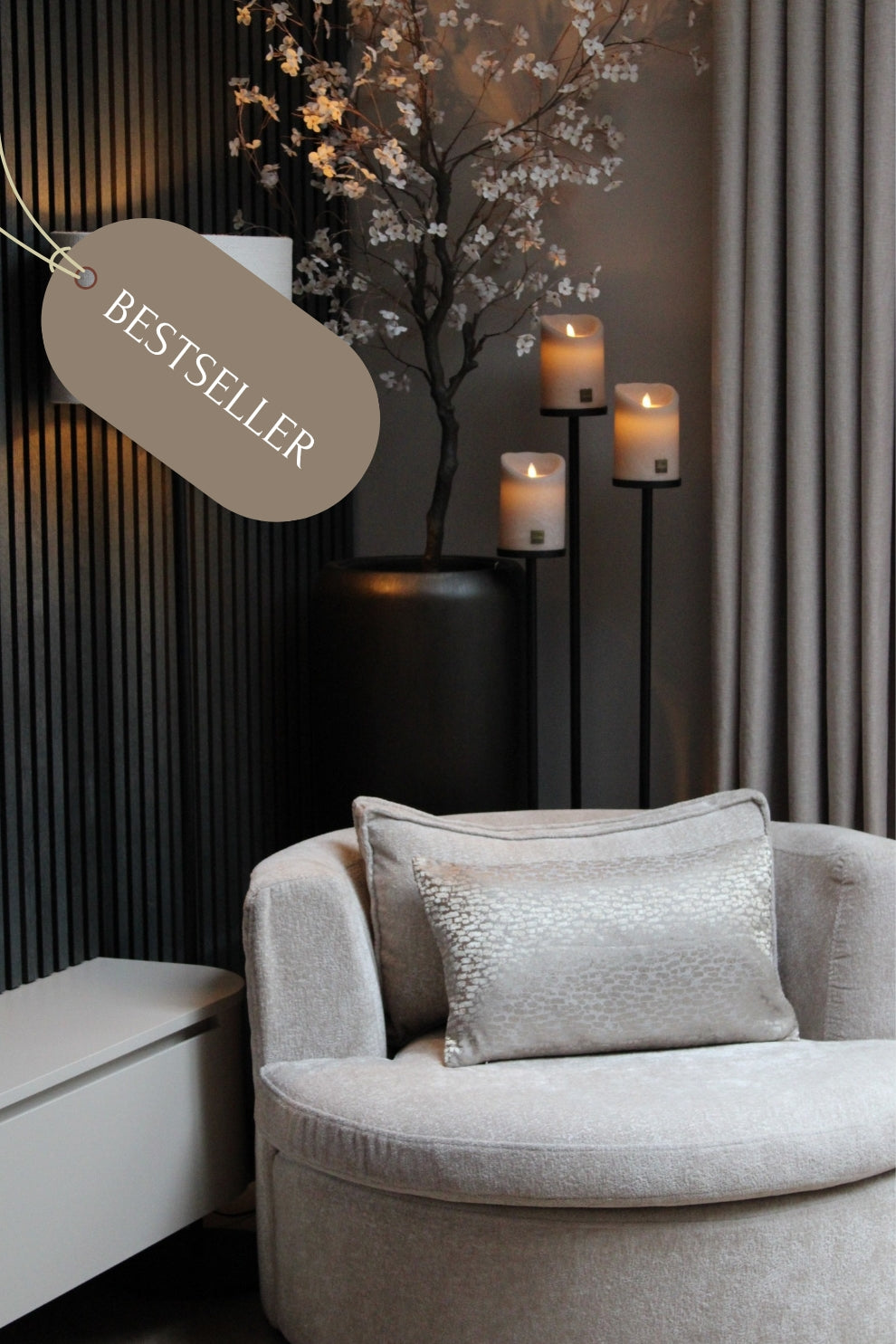 VLOERKANDELAREN | ZWART | SET VAN 3 | PRE ORDER