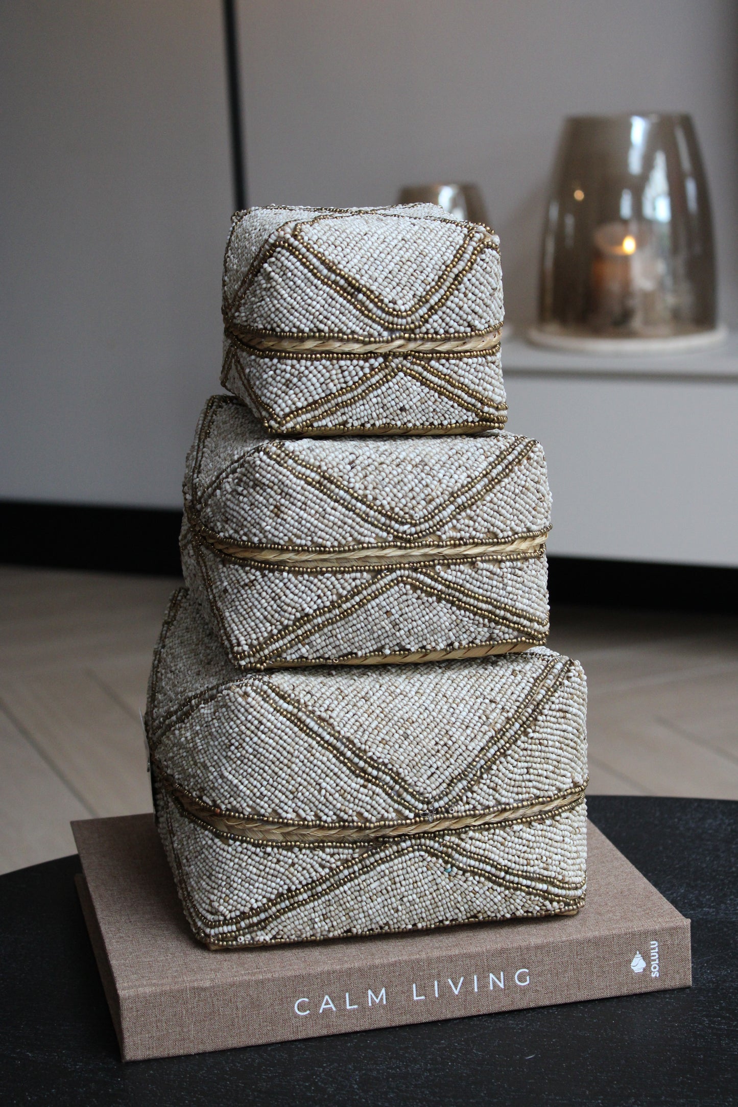 OFFERMANDJES | BEIGE/GOUD | 3 FORMATEN