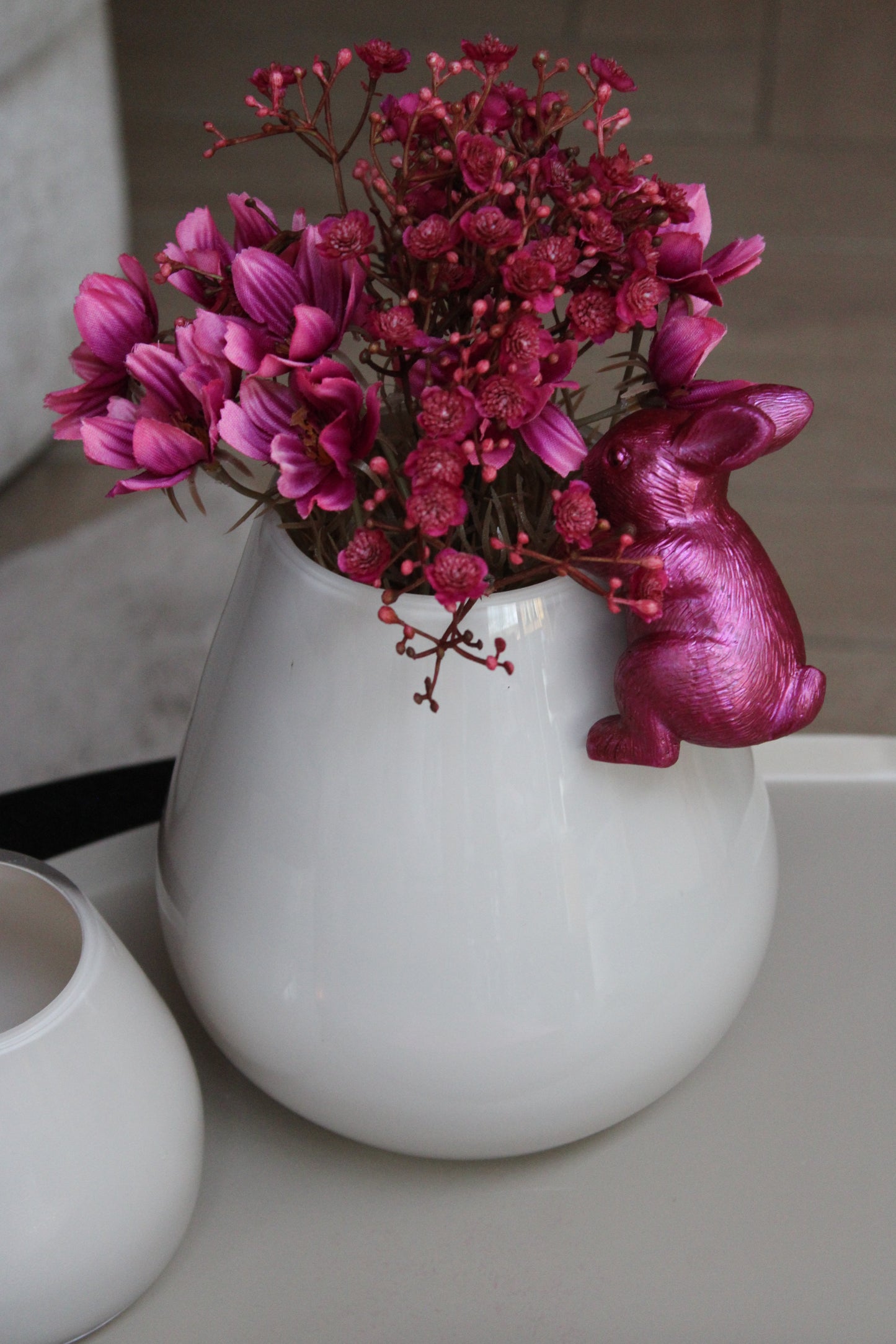 DECORATIE HANGER | KONIJN | FUCHSIA