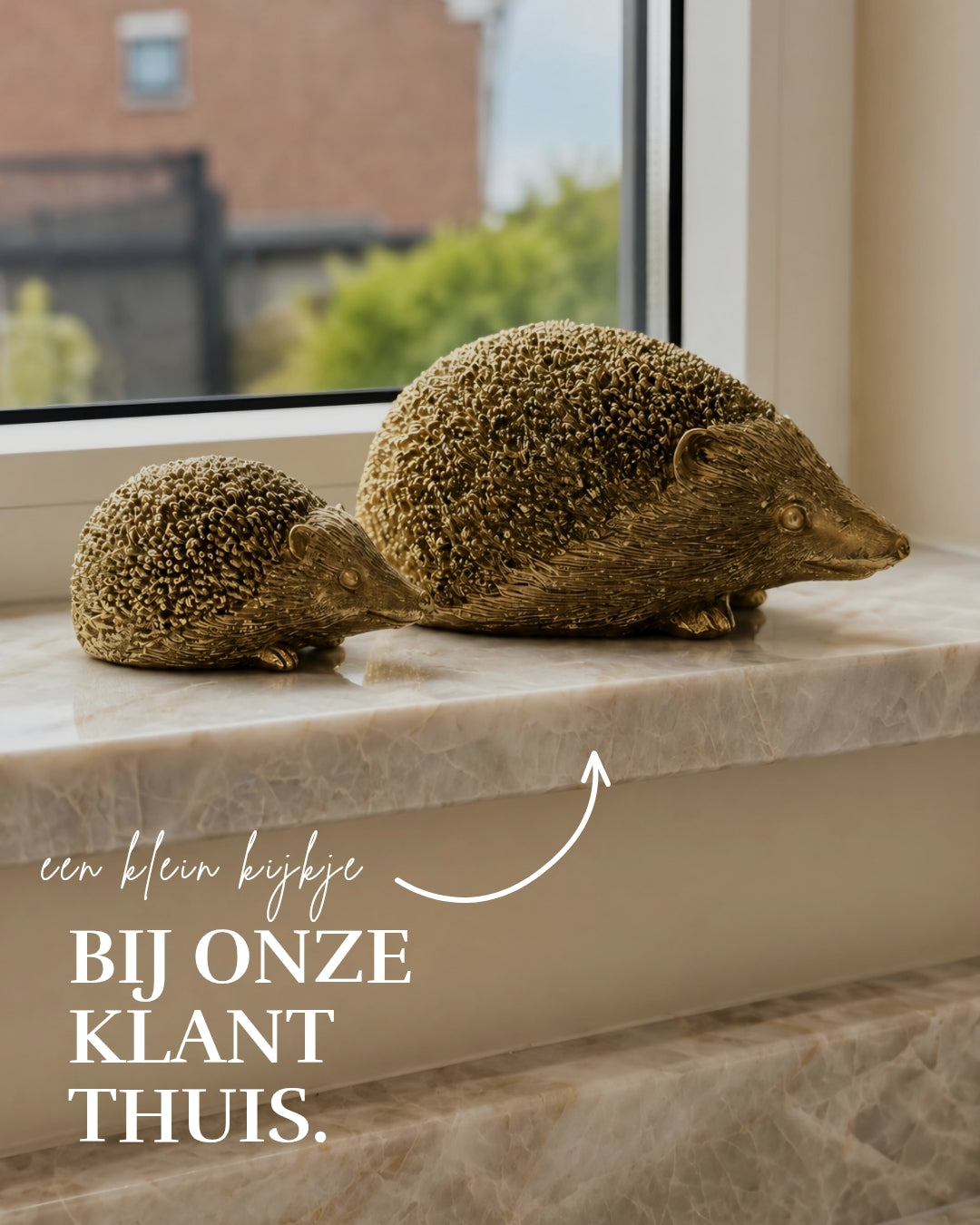 GOUDEN EGELTJES | SET VAN 2