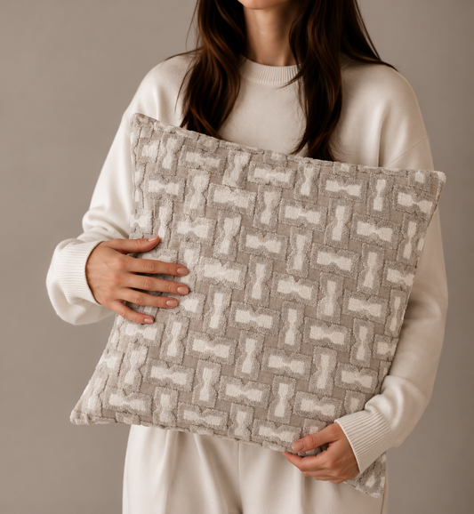 SIERKUSSEN SELINA | BEIGE | 45X45