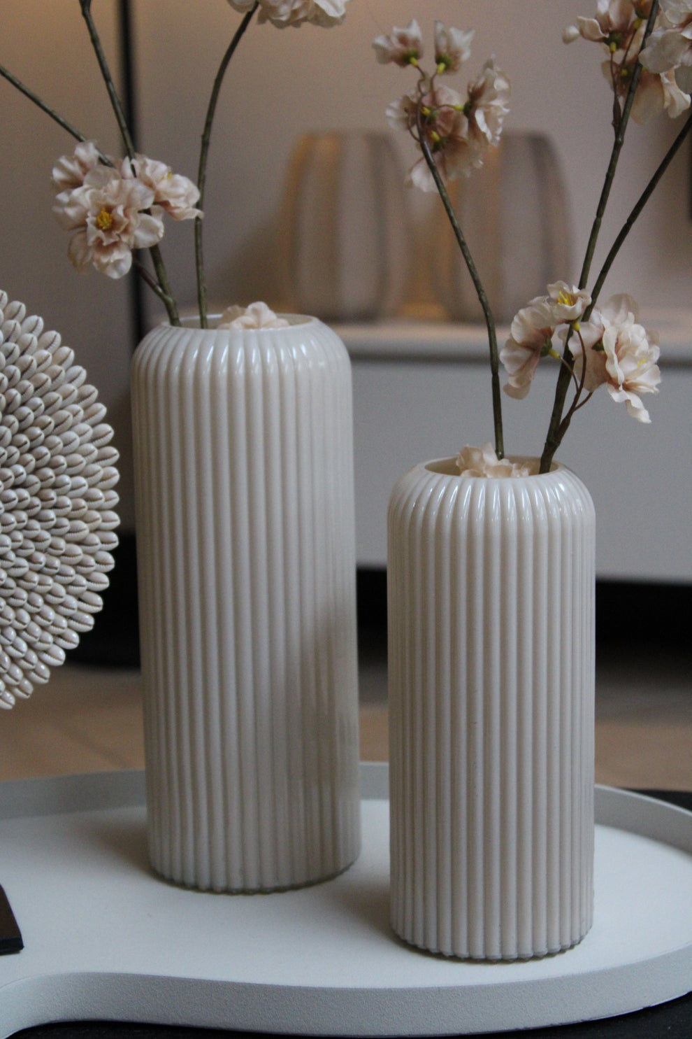 VAAS NORA | PEARL | BEIGE