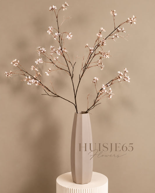 ZIJDEBLOEM | PRUNUS BEIGE | 125CM