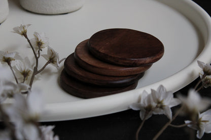 ONDERZETTERS | WALNUT | 4 STUKS