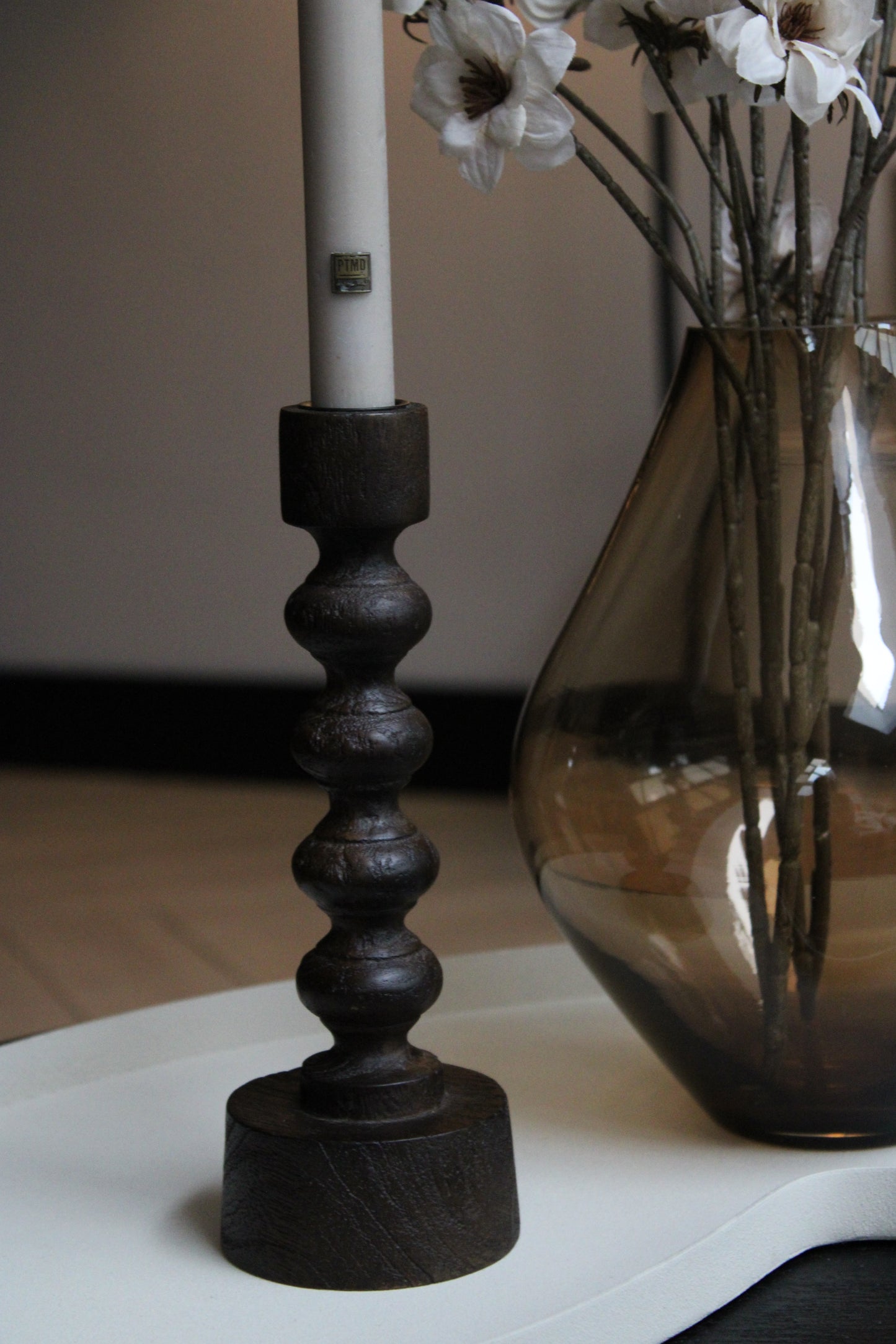 KANDELAAR | WALNUT | LIGHT & LIVING