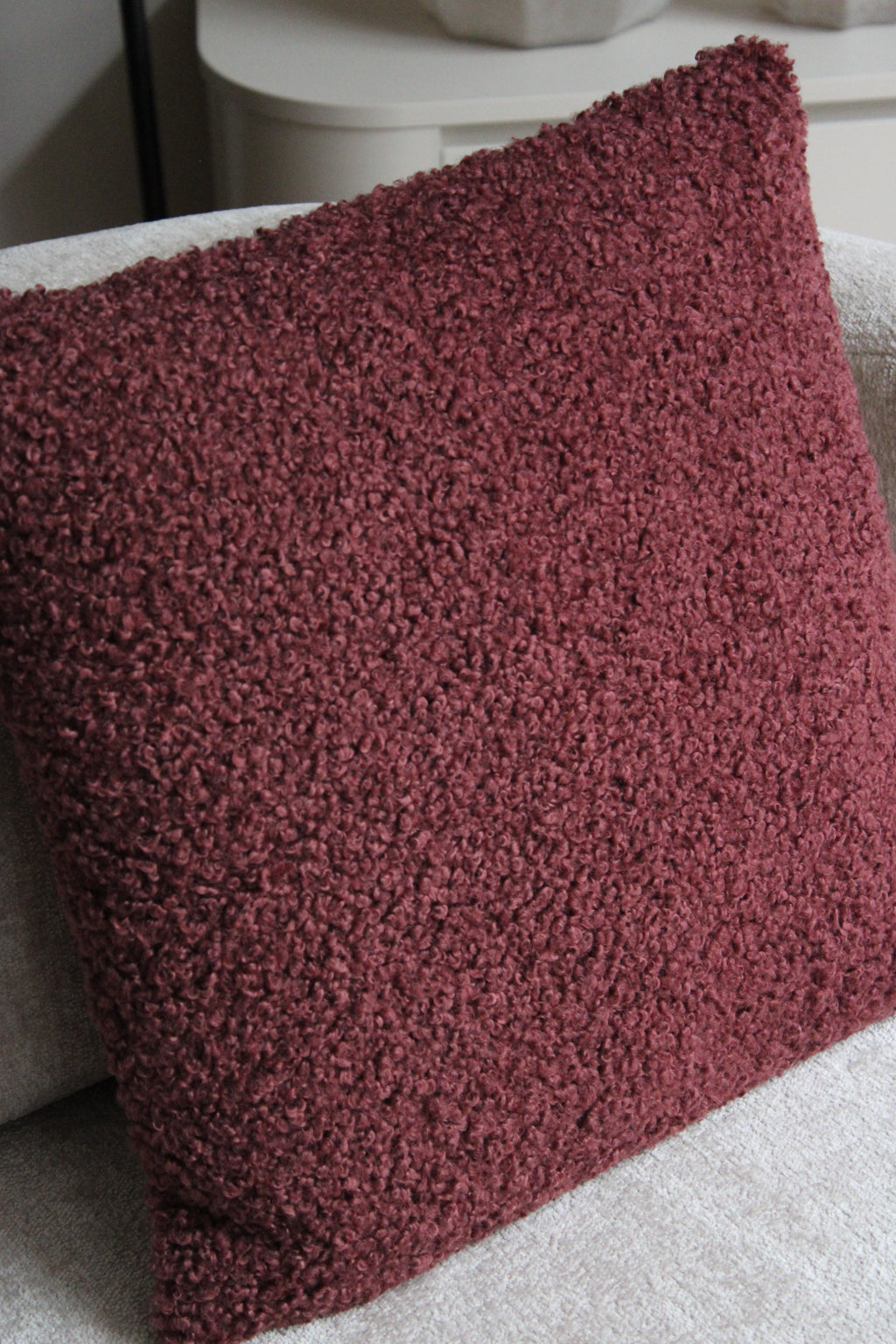 SIERKUSSEN | BURGUNDY | 45X45CM