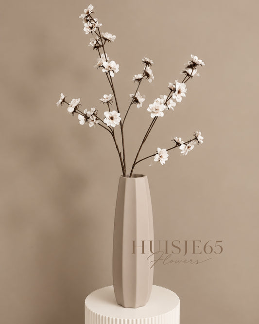KUNSTTAK BLOEMETJES | BEIGE