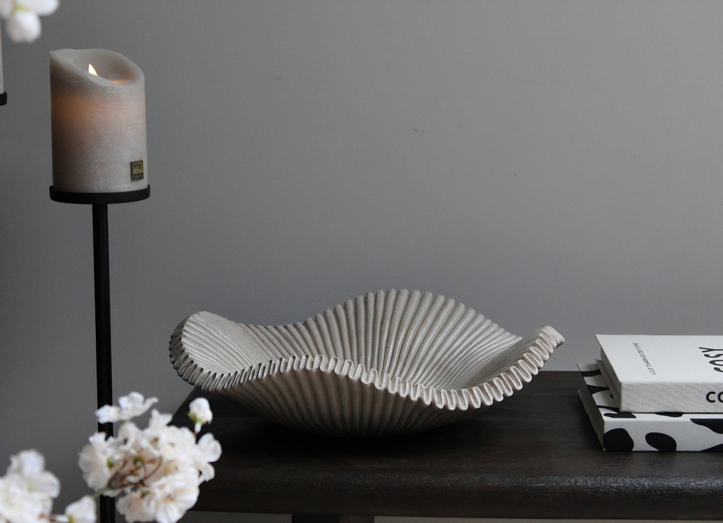DECORATIE SCHAAL | TAUPE | ORGANISCH
