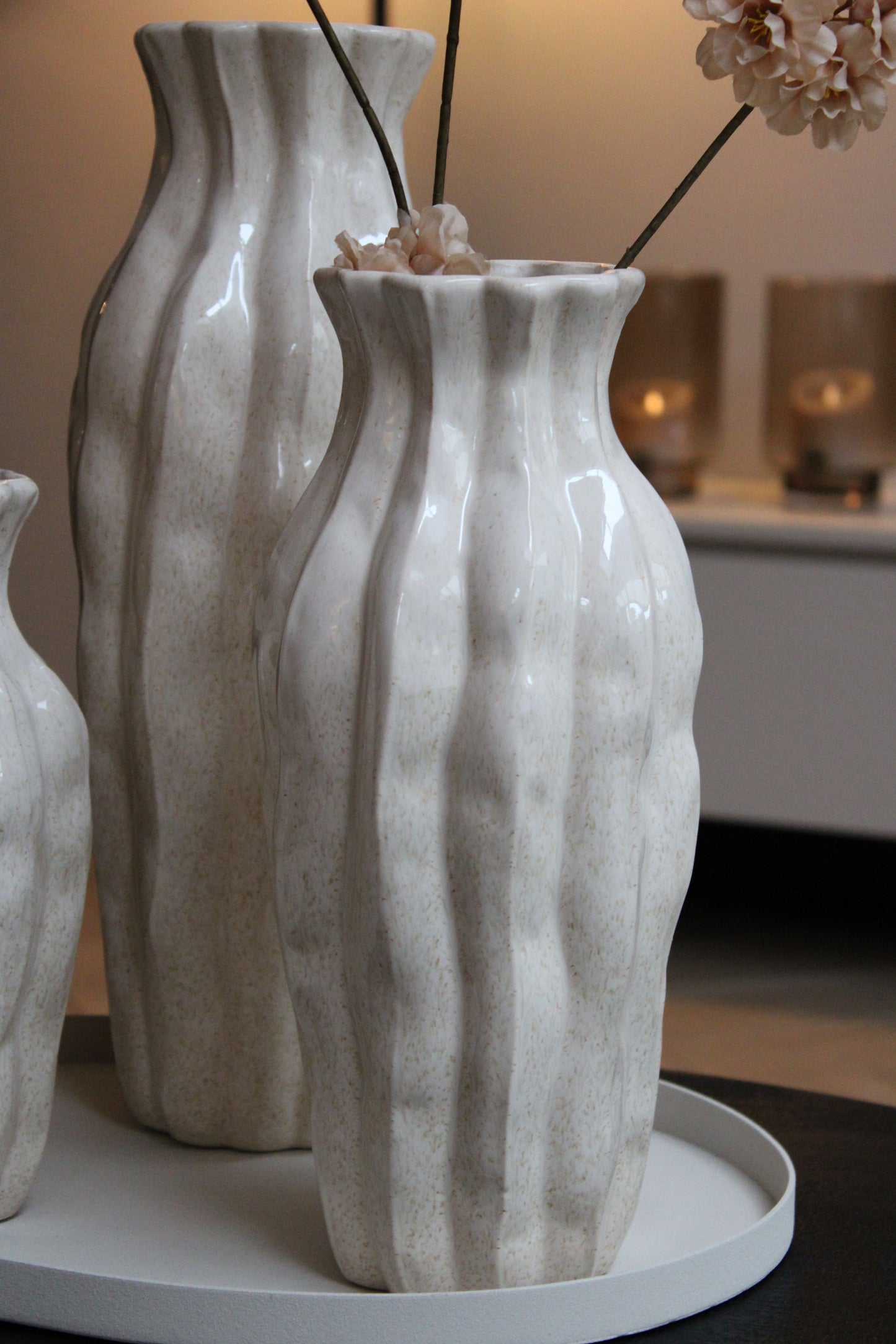 AARDEWERK VAAS | BEIGE | 3 FORMATEN