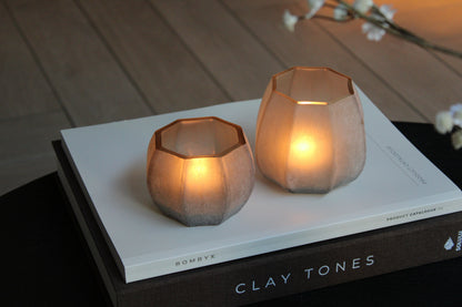 ONYX TEALIGHT | BOMBYXX | FROSTED