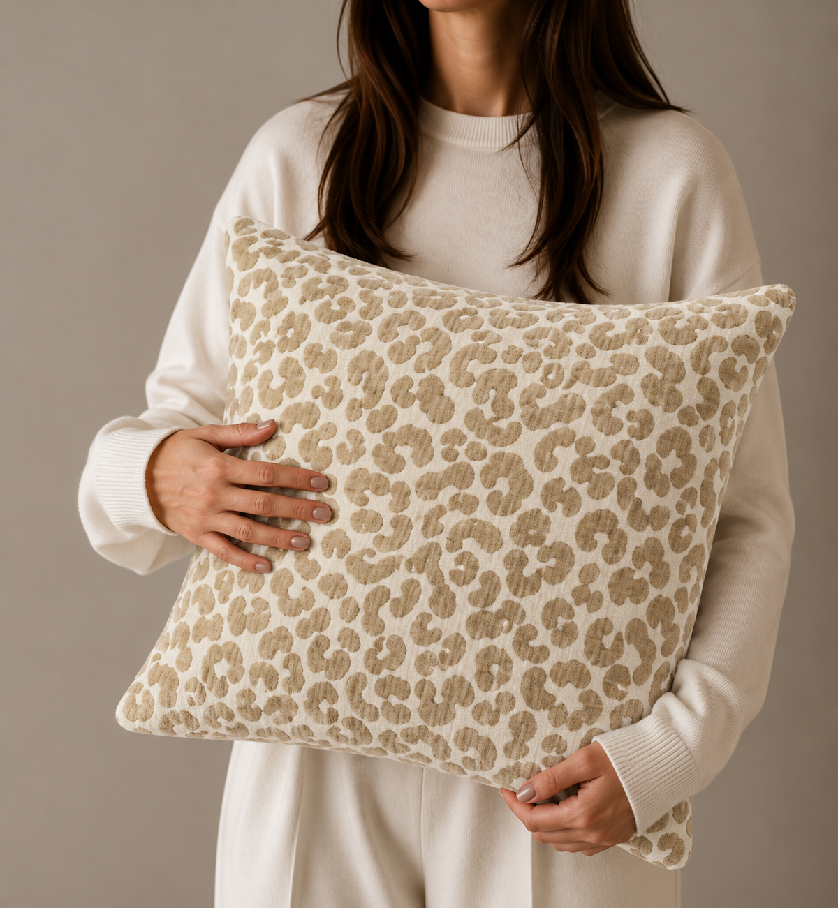 SIERKUSSEN MEREL | BEIGE | 45X45CM