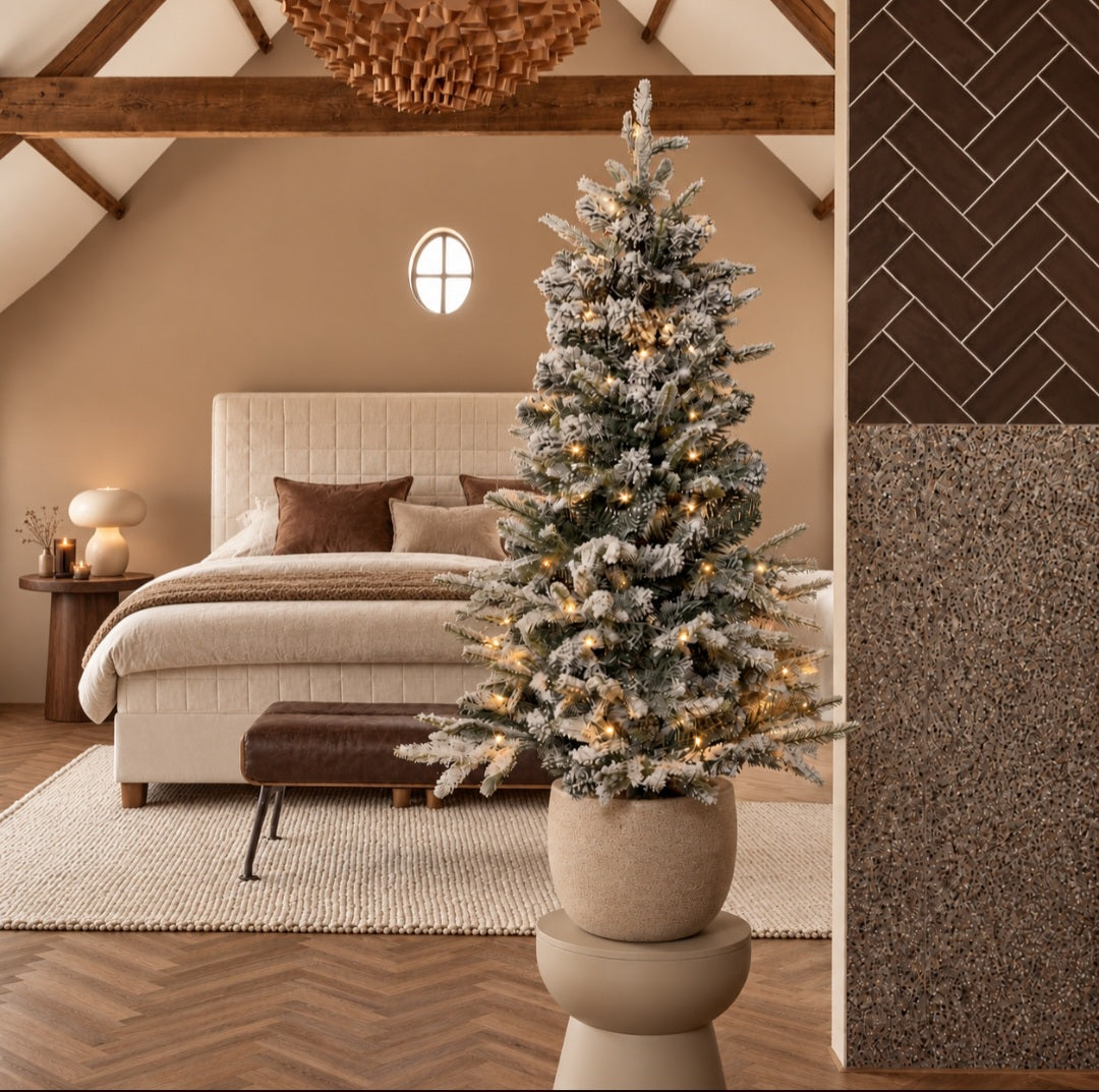 KERSTBOOM MET SNEEUW | GRIMSHAW | 2 FORMATEN