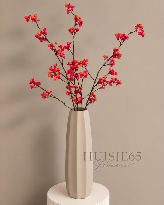 BESSENTAK | FUCHSIA / ORANJE