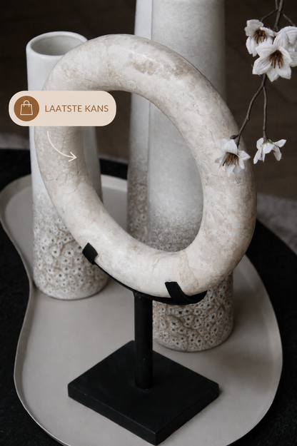 ORNAMENT MARMER | BEIGE | 25 ∅