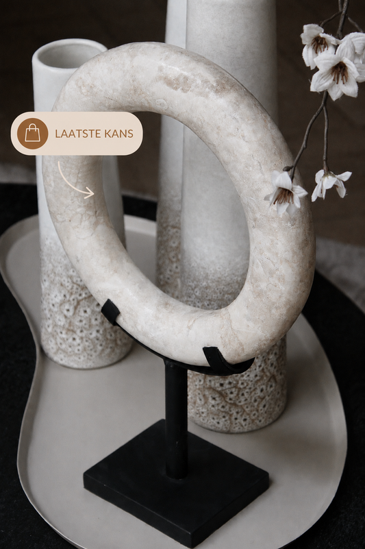 ORNAMENT MARMER | BEIGE | 25 ∅