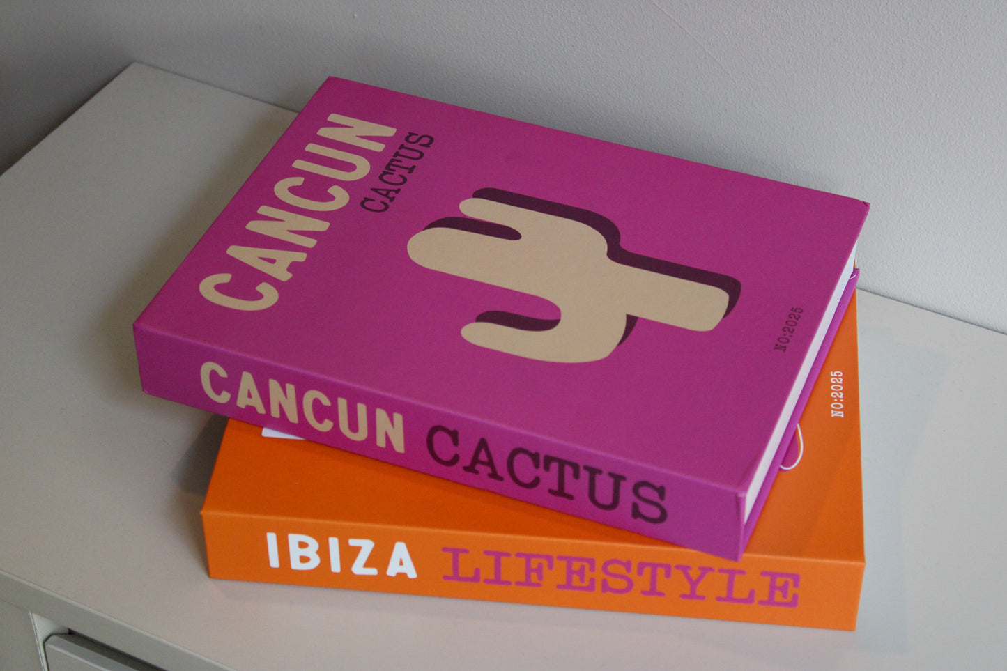 OPBERGBOEK | FUCHSIA / ORANJE