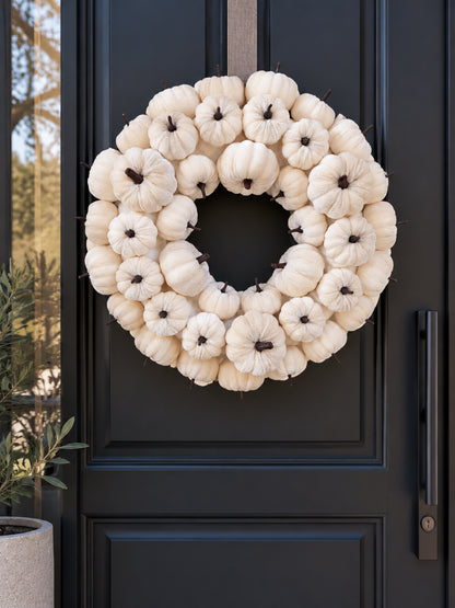 VELVET KRANS | POMPOEN | BEIGE