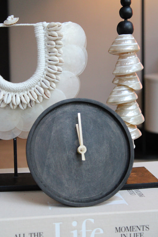 KLOK VETI | Ø15CM | WALNUT